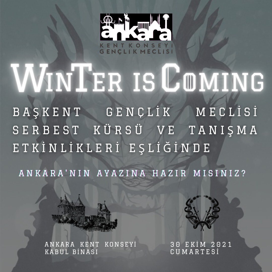 “Winter Is Coming” Serbest Kürsü ve Tanışma Etkinlikleri Eşliğinde
